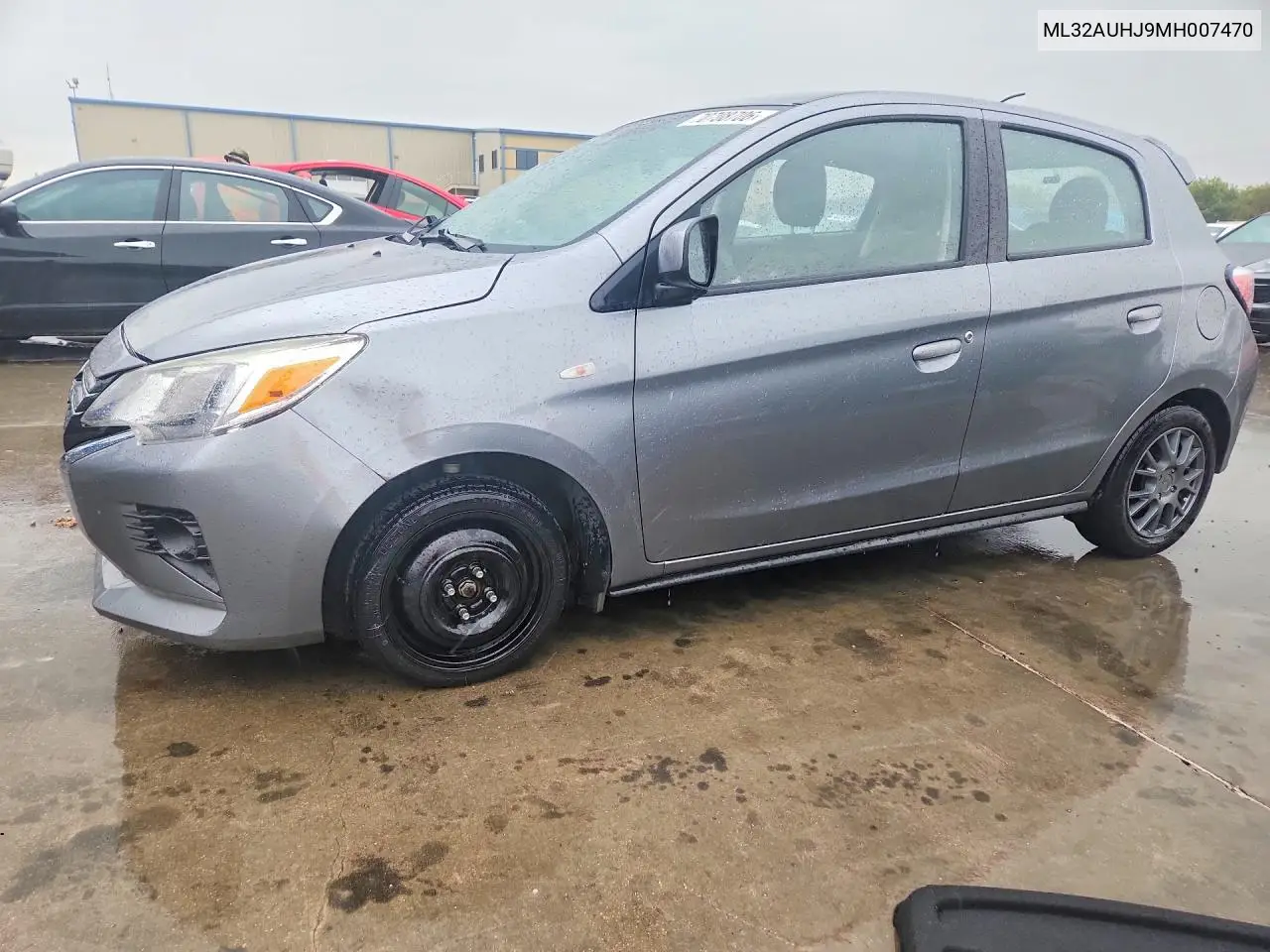 MITSUBISHI MIRAGE 2021, VIN ML32AUHJ9MH007470