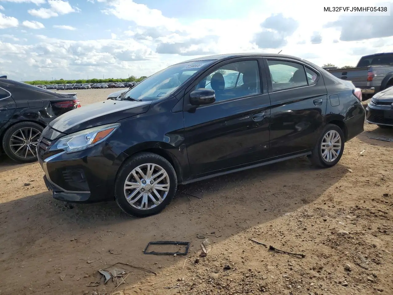 MITSUBISHI MIRAGE 2021, VIN ML32FVFJ9MHF05438