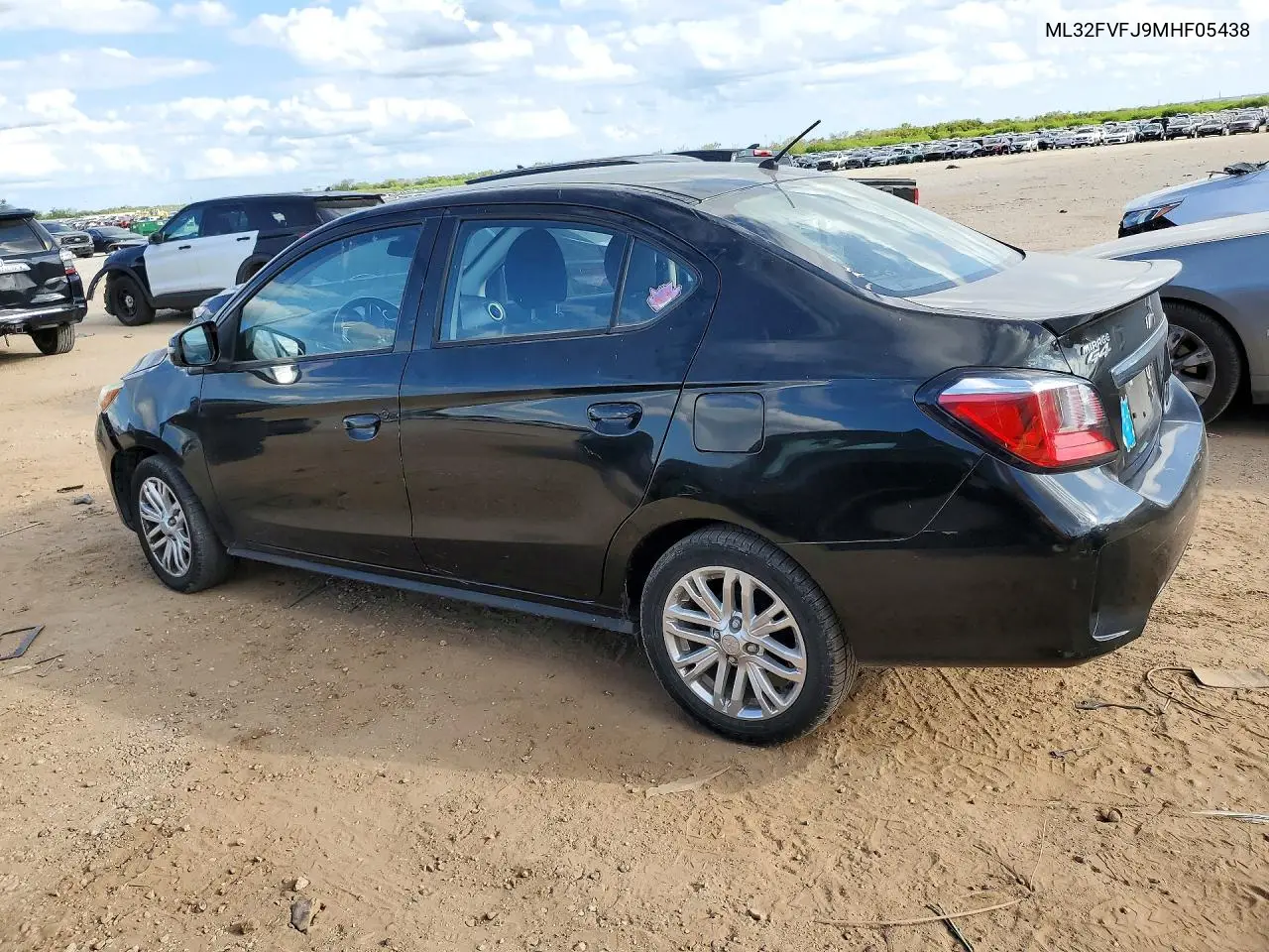 2021 MITSUBISHI MIRAGE VIN ML32FVFJ9MHF05438 — фото 2