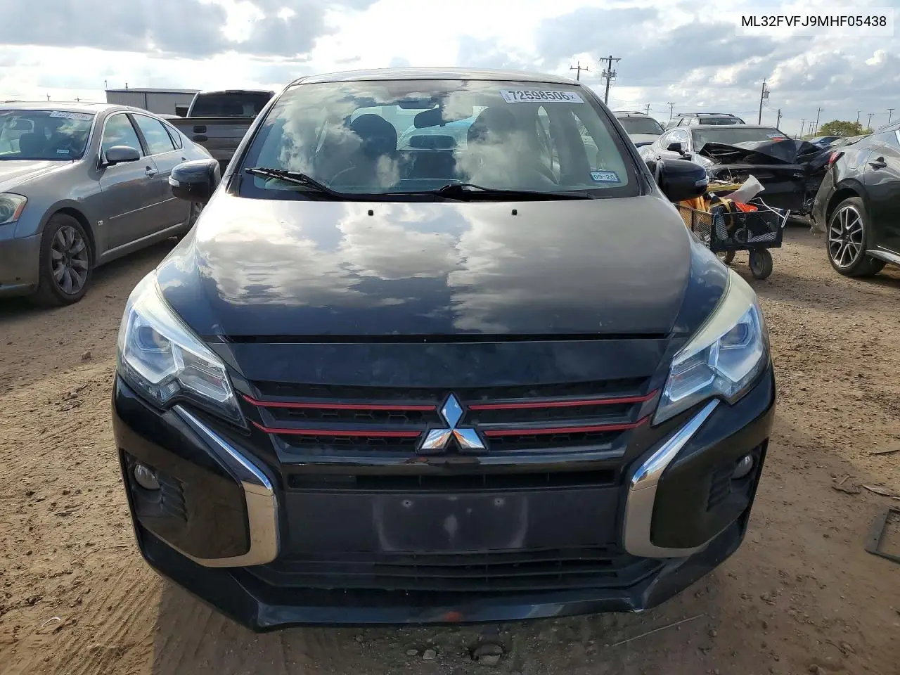 2021 MITSUBISHI MIRAGE VIN ML32FVFJ9MHF05438 — фото 5