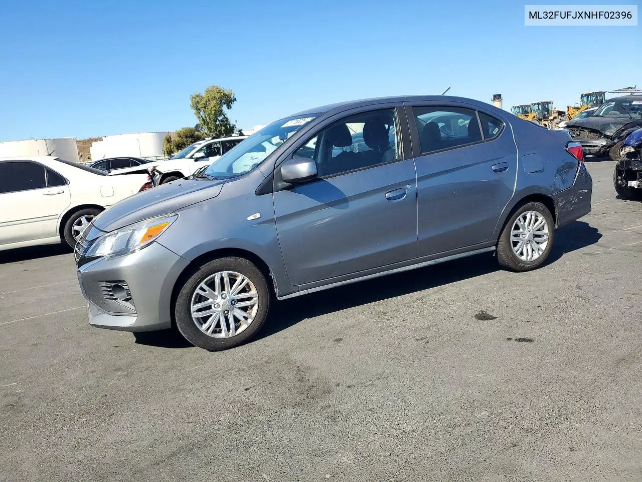 MITSUBISHI MIRAGE 2022, VIN ML32FUFJXNHF02396