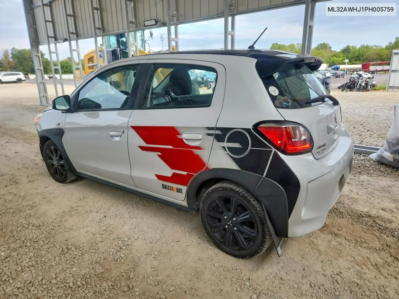 2023 MITSUBISHI MIRAGE VIN ML32AWHJ1PH005759 — фото 2