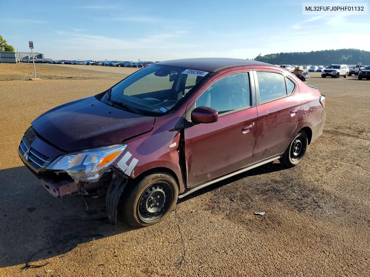 MITSUBISHI MIRAGE 2023, VIN ML32FUFJ0PHF01132