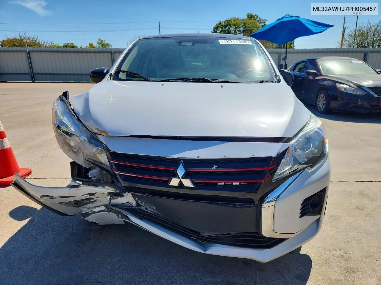 2023 MITSUBISHI MIRAGE VIN ML32AWHJ7PH005457 — фото 5