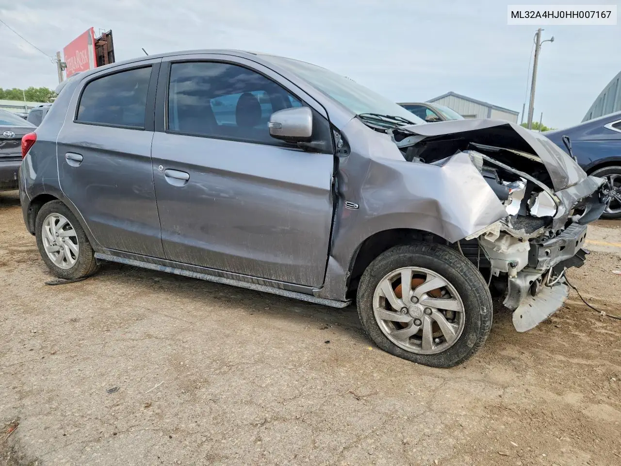 2024 MITSUBISHI MIRAGE VIN ML32A4HJ0HH007167 — фото 4