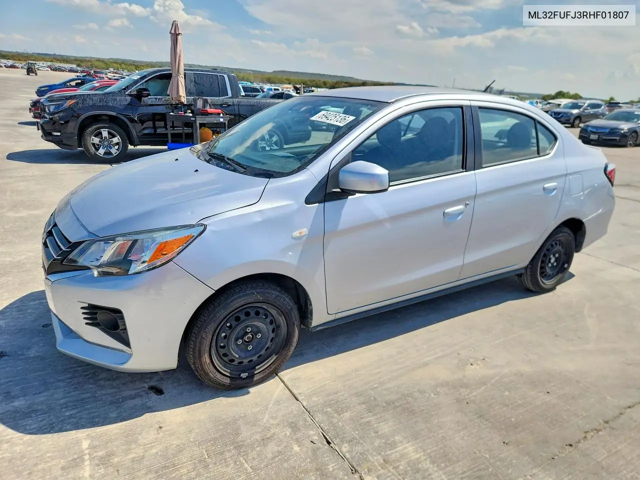 MITSUBISHI MIRAGE 2024, VIN ML32FUFJ3RHF01807