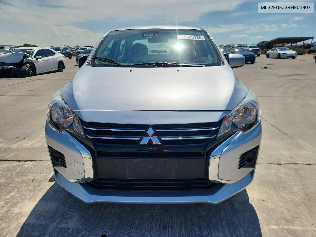 2024 MITSUBISHI MIRAGE VIN ML32FUFJ3RHF01807 — фото 5
