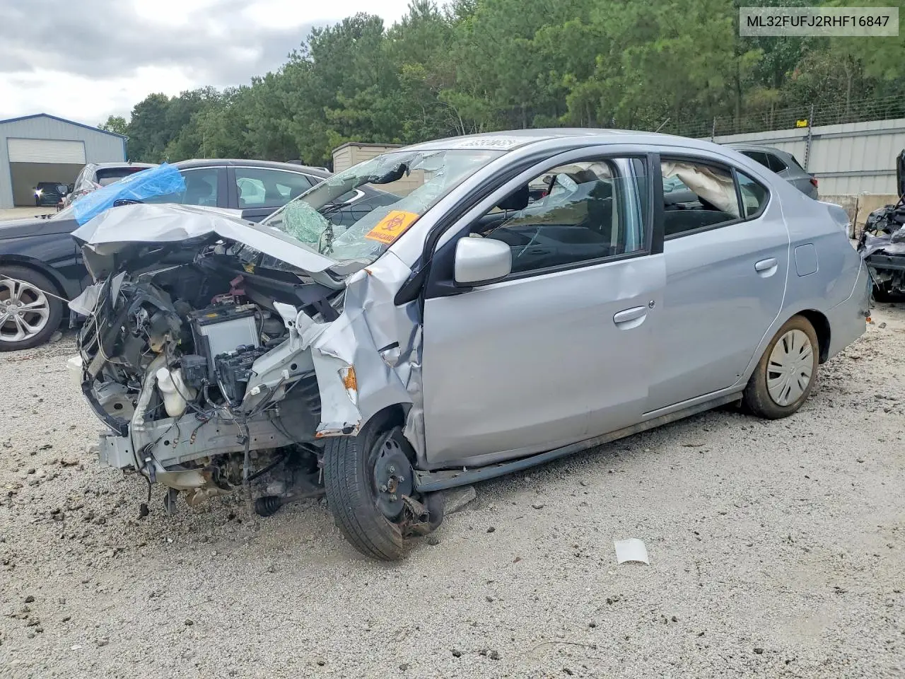 MITSUBISHI MIRAGE 2024, VIN ML32FUFJ2RHF16847