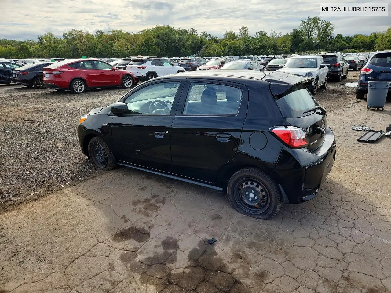 2024 MITSUBISHI MIRAGE VIN ML32AUHJ0RH015755 — фото 2