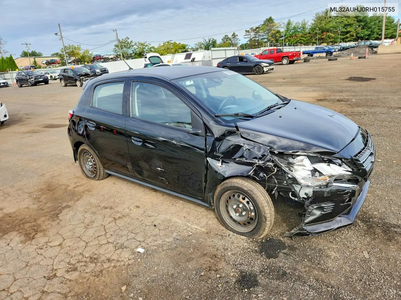2024 MITSUBISHI MIRAGE VIN ML32AUHJ0RH015755 — фото 4