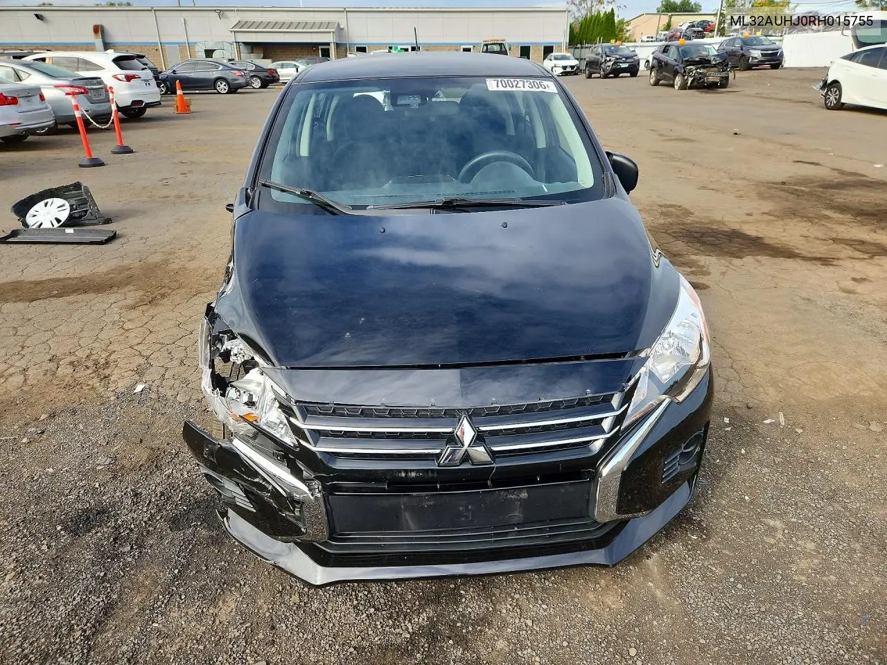 2024 MITSUBISHI MIRAGE VIN ML32AUHJ0RH015755 — фото 5
