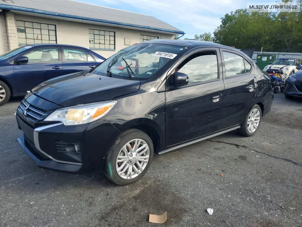 MITSUBISHI MIRAGE 2024, VIN ML32FVFJ7RHF18602