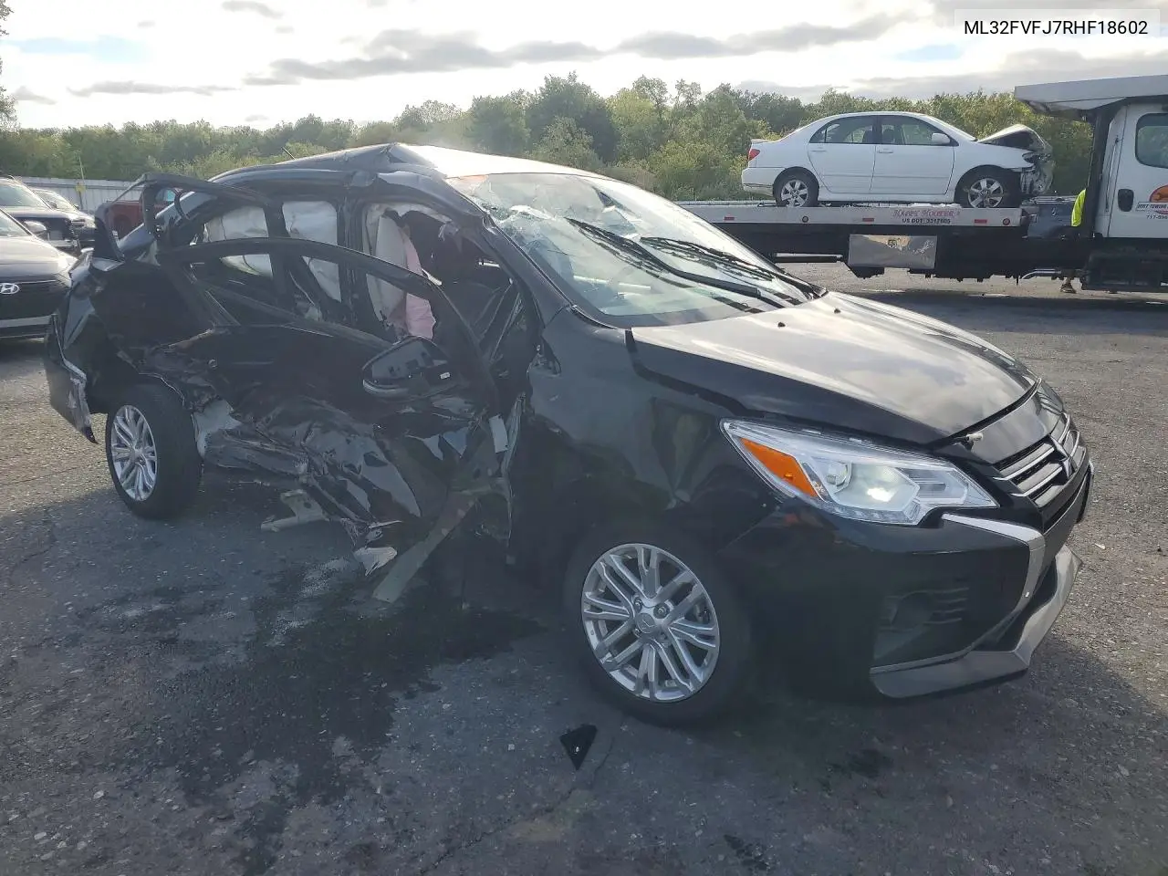 2024 MITSUBISHI MIRAGE VIN ML32FVFJ7RHF18602 — фото 4