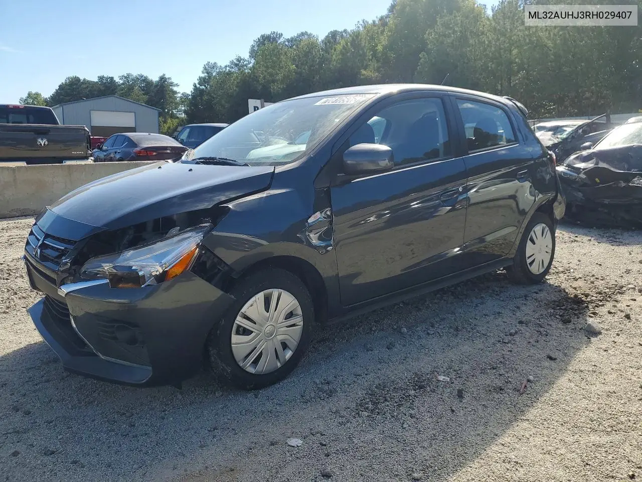 MITSUBISHI MIRAGE 2024, VIN ML32AUHJ3RH029407