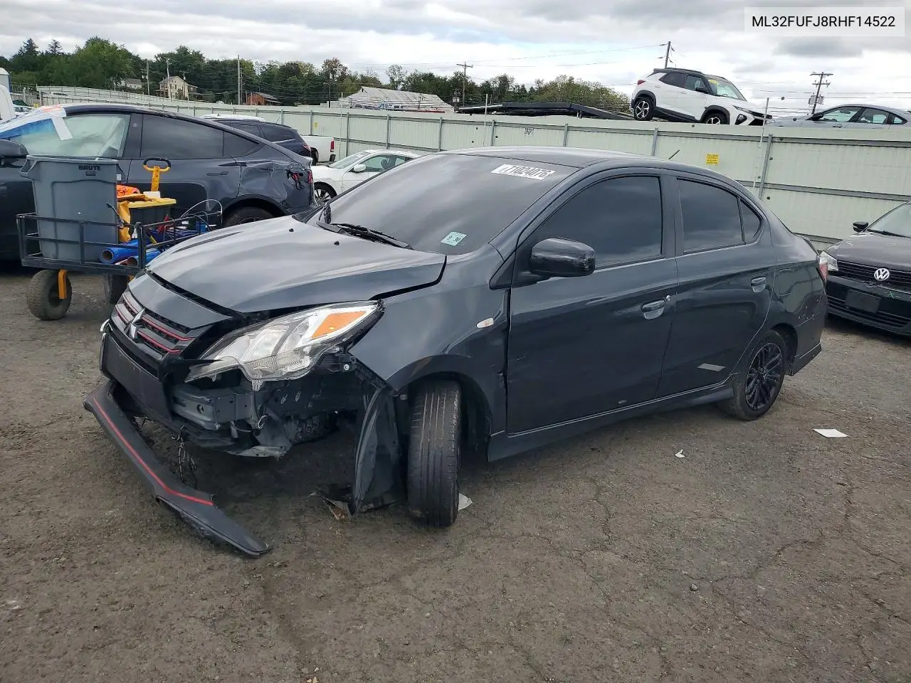 MITSUBISHI MIRAGE 2024, VIN ML32FUFJ8RHF14522