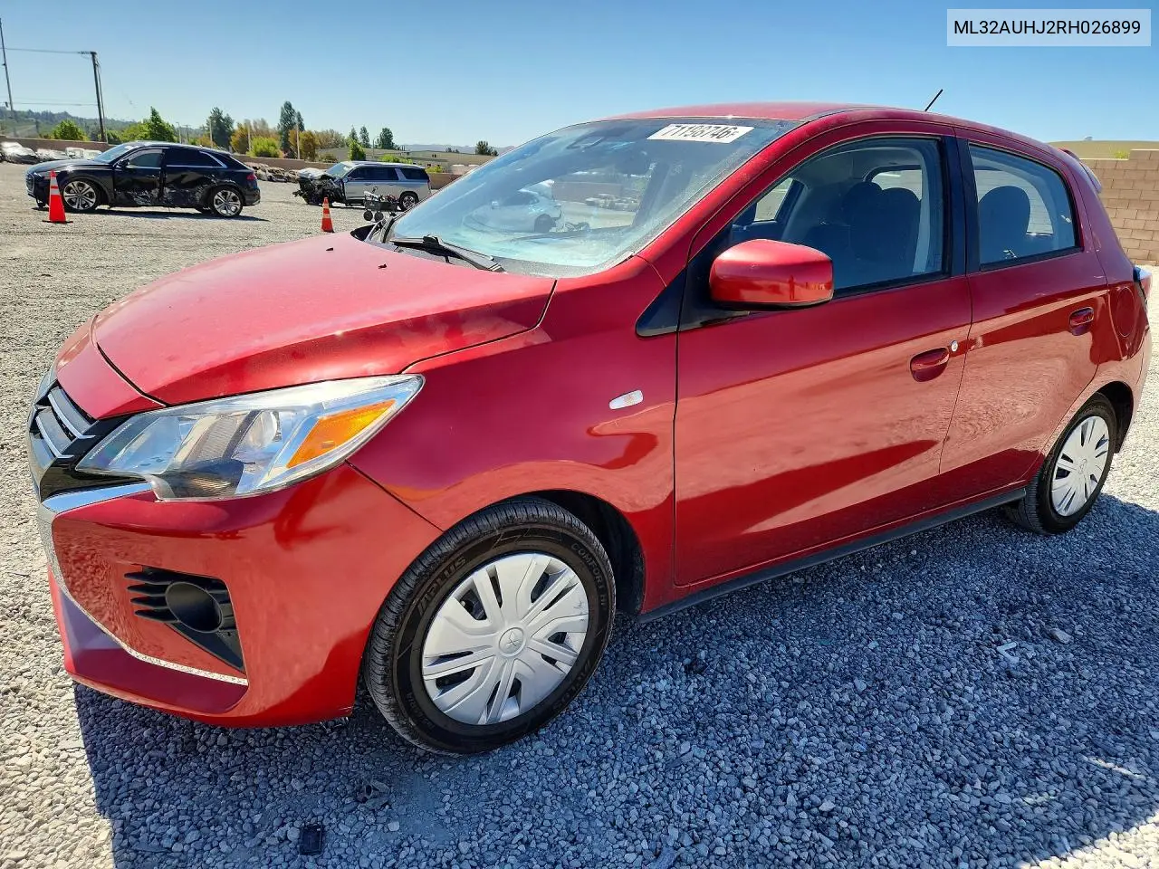 MITSUBISHI MIRAGE 2024, VIN ML32AUHJ2RH026899