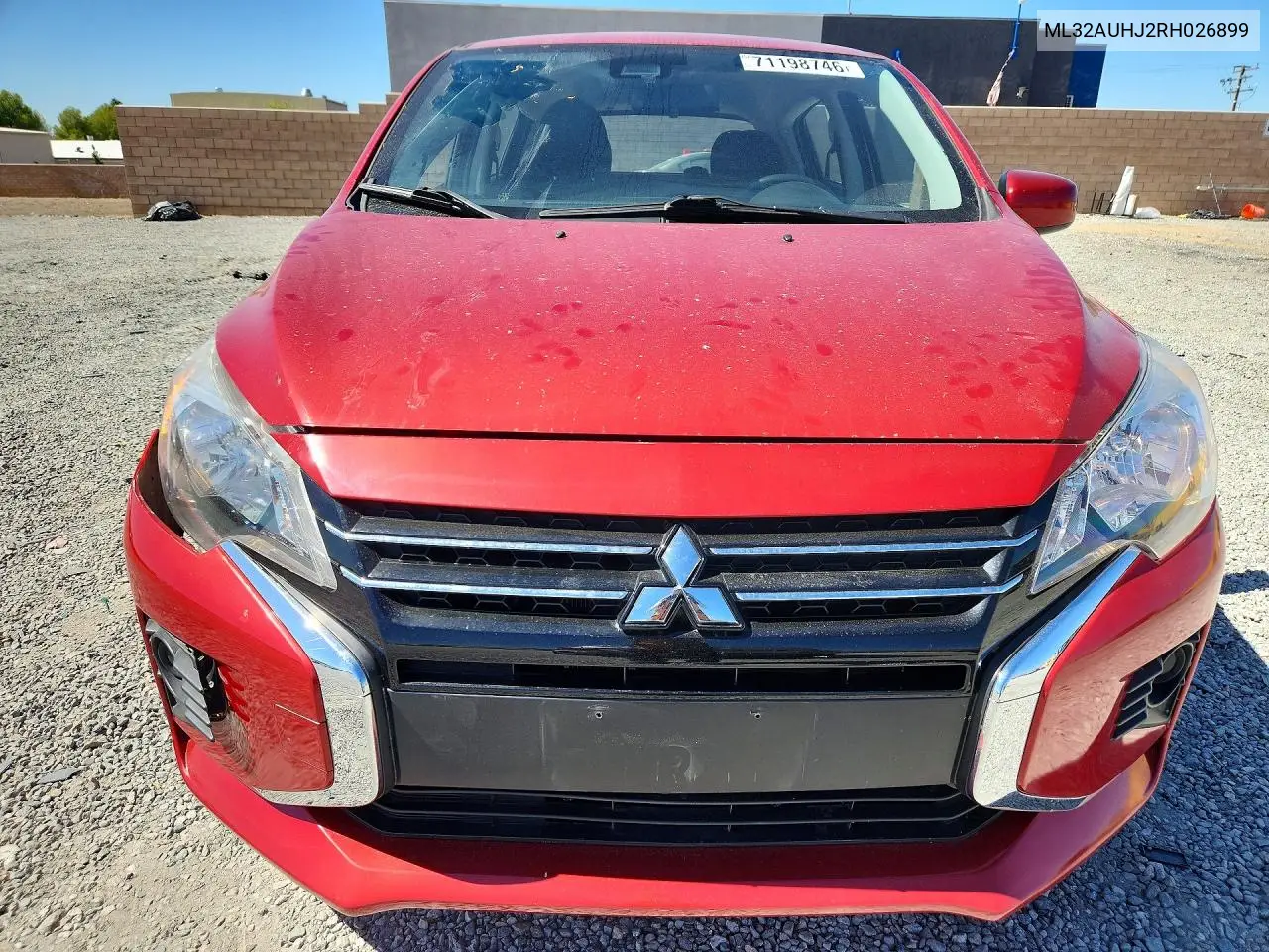2024 MITSUBISHI MIRAGE VIN ML32AUHJ2RH026899 — фото 5