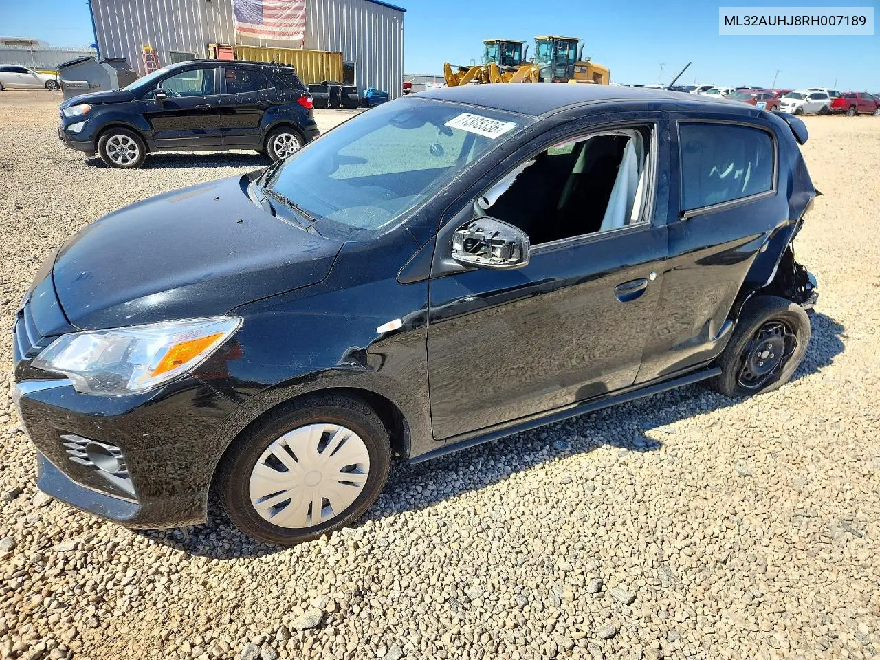 MITSUBISHI MIRAGE 2024, VIN ML32AUHJ8RH007189