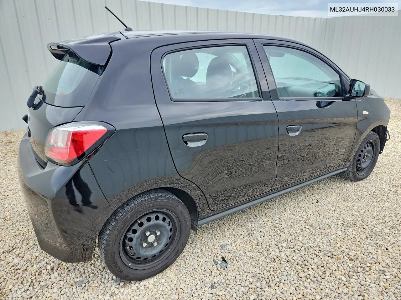 2024 MITSUBISHI MIRAGE VIN ML32AUHJ4RH030033 — фото 3