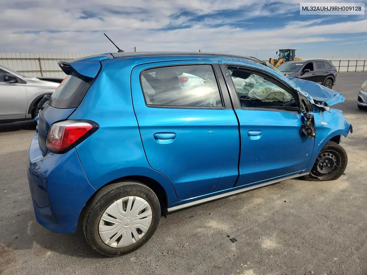 2024 MITSUBISHI MIRAGE VIN ML32AUHJ9RH009128 — фото 3