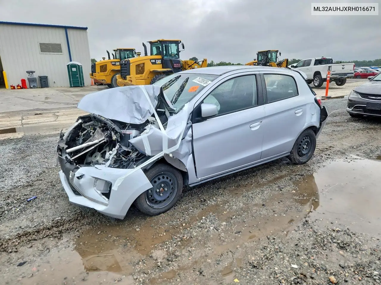 MITSUBISHI MIRAGE 2024, VIN ML32AUHJXRH016671