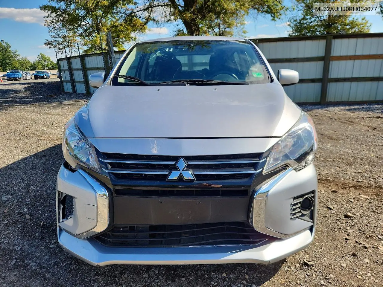 2024 MITSUBISHI MIRAGE VIN ML32AUHJ0RH034077 — фото 5
