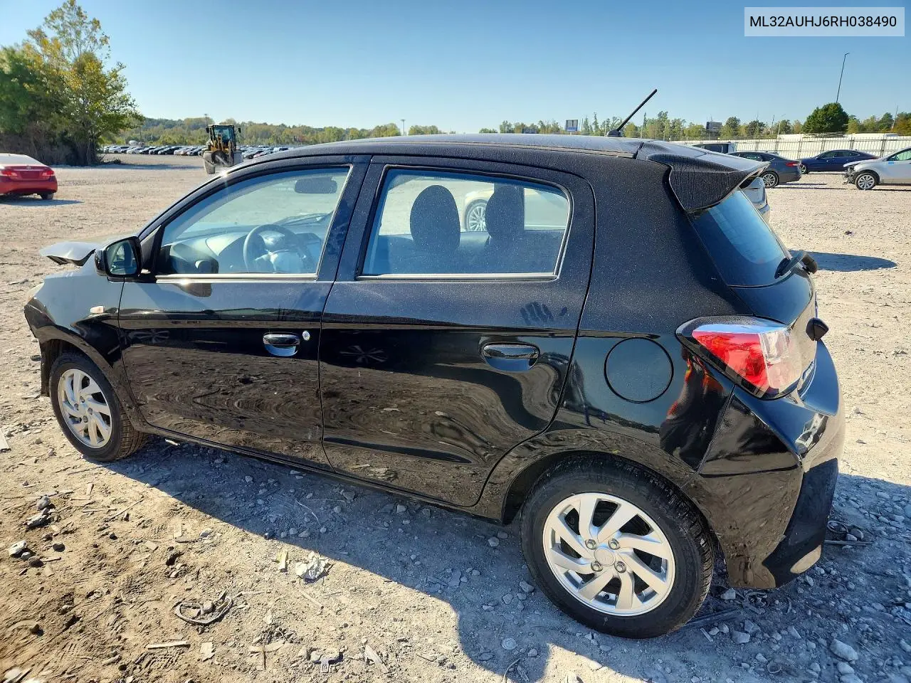 2024 MITSUBISHI MIRAGE VIN ML32AUHJ6RH038490 — фото 2
