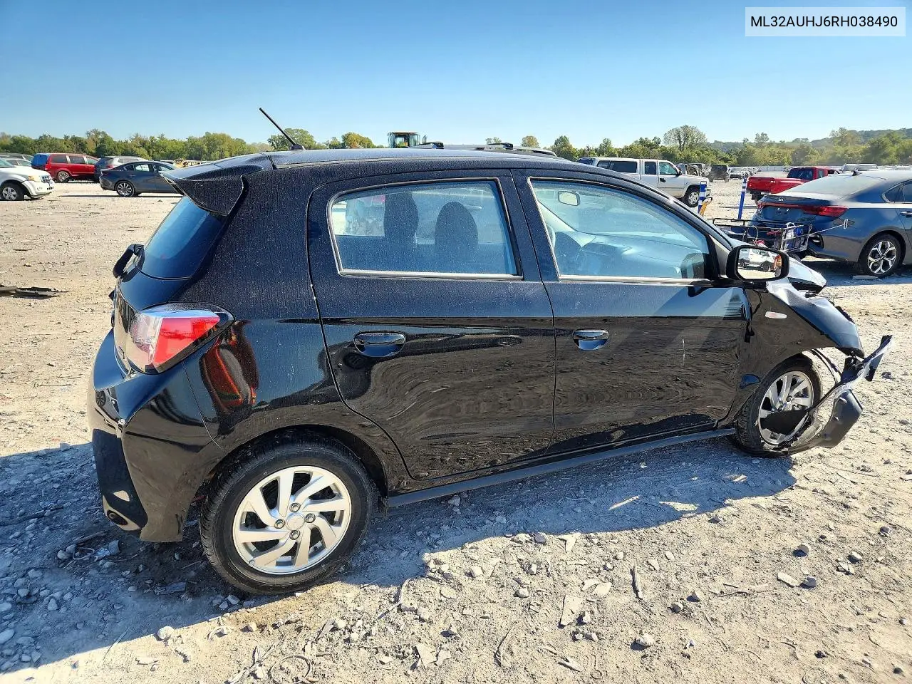 2024 MITSUBISHI MIRAGE VIN ML32AUHJ6RH038490 — фото 3