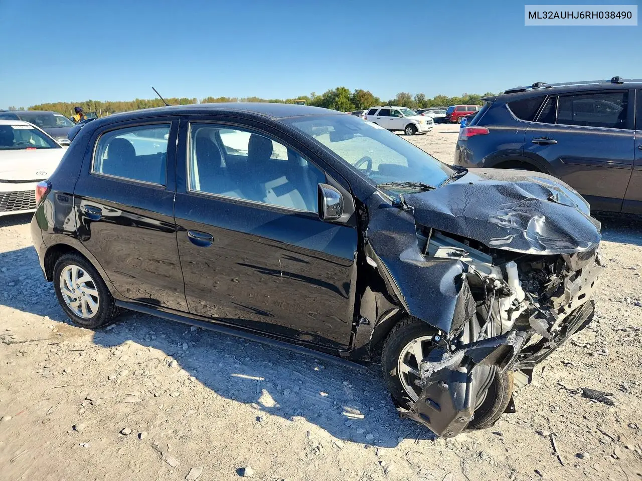 2024 MITSUBISHI MIRAGE VIN ML32AUHJ6RH038490 — фото 4