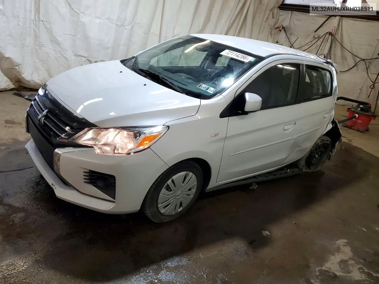 MITSUBISHI MIRAGE 2024, VIN ML32AUHJXRH038511