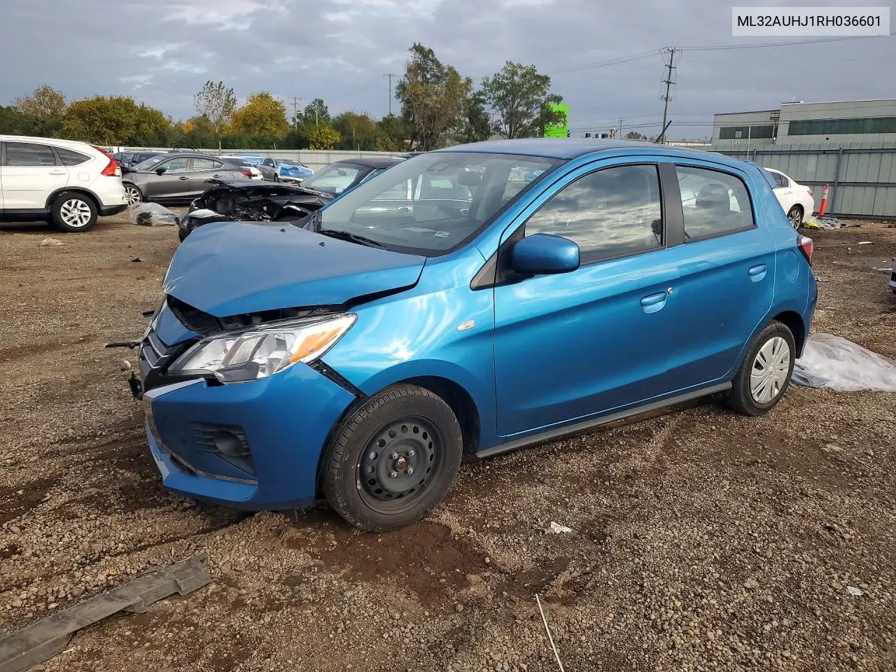 MITSUBISHI MIRAGE 2024, VIN ML32AUHJ1RH036601