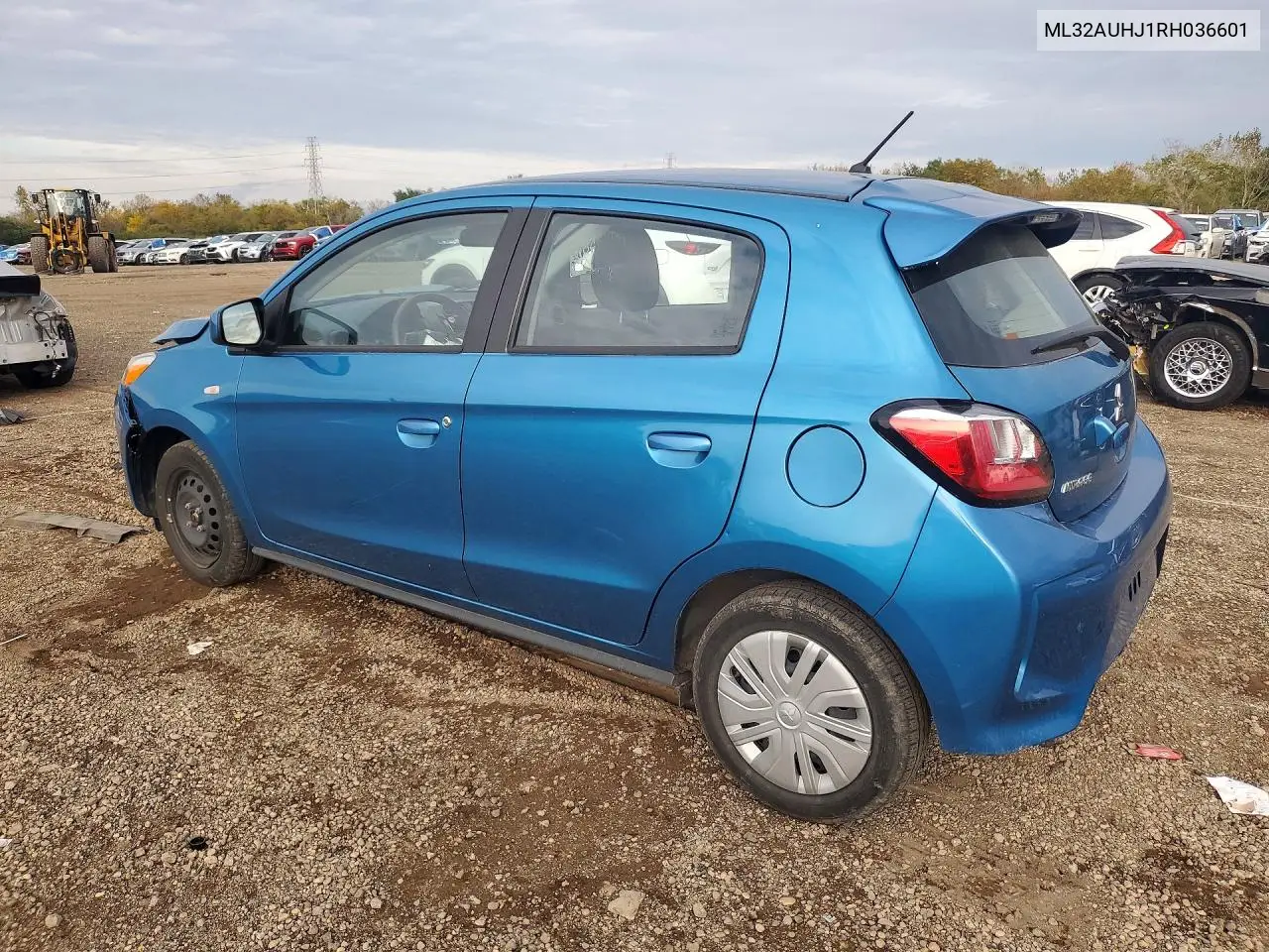 2024 MITSUBISHI MIRAGE VIN ML32AUHJ1RH036601 — фото 2