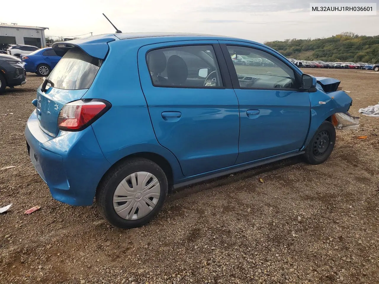2024 MITSUBISHI MIRAGE VIN ML32AUHJ1RH036601 — фото 3
