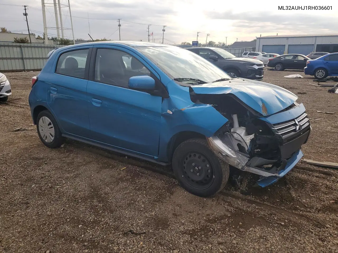 2024 MITSUBISHI MIRAGE VIN ML32AUHJ1RH036601 — фото 4