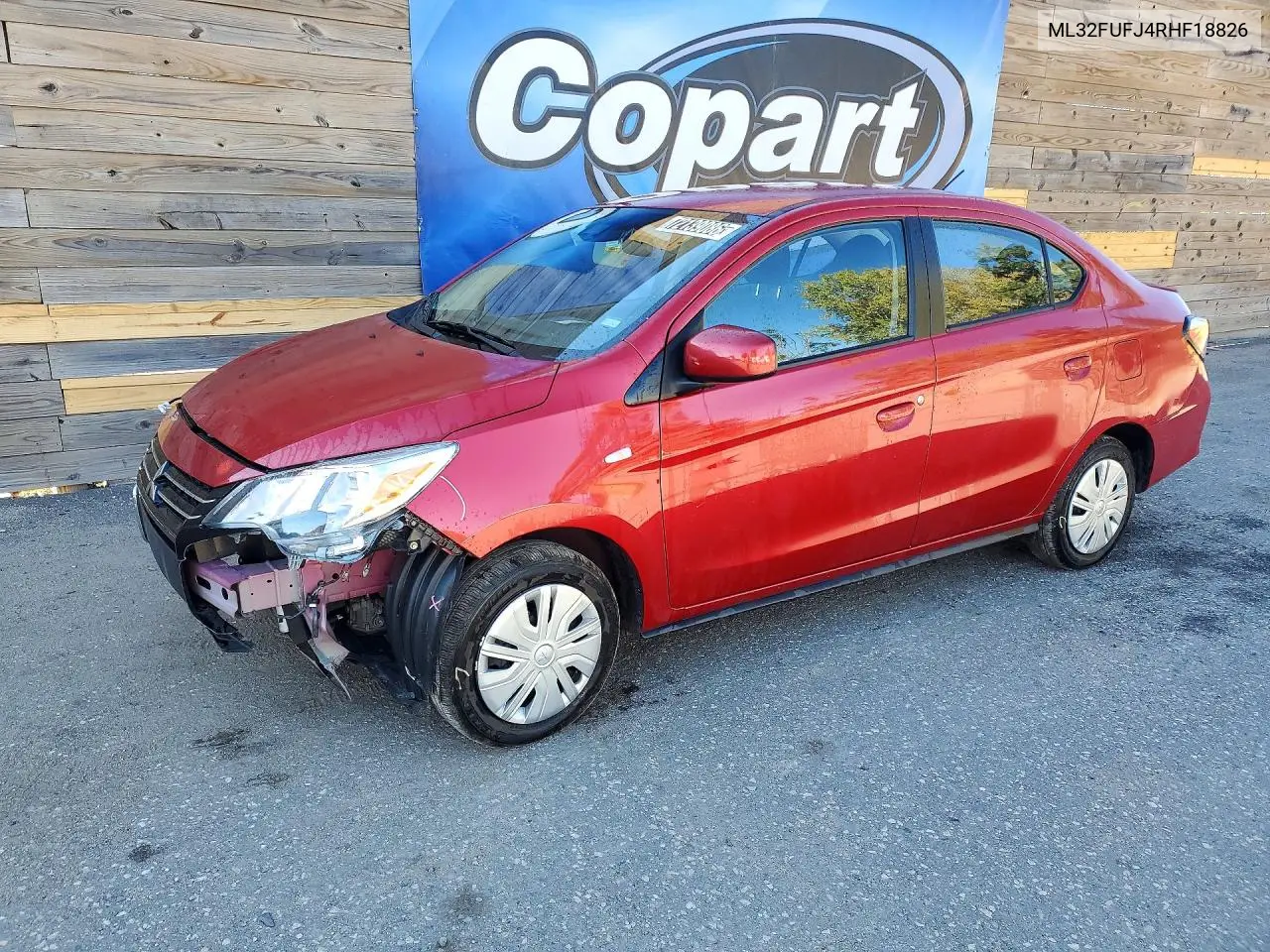 MITSUBISHI MIRAGE 2024, VIN ML32FUFJ4RHF18826