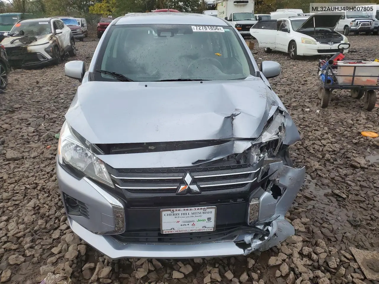 2024 MITSUBISHI MIRAGE VIN ML32AUHJ4RH007805 — фото 5