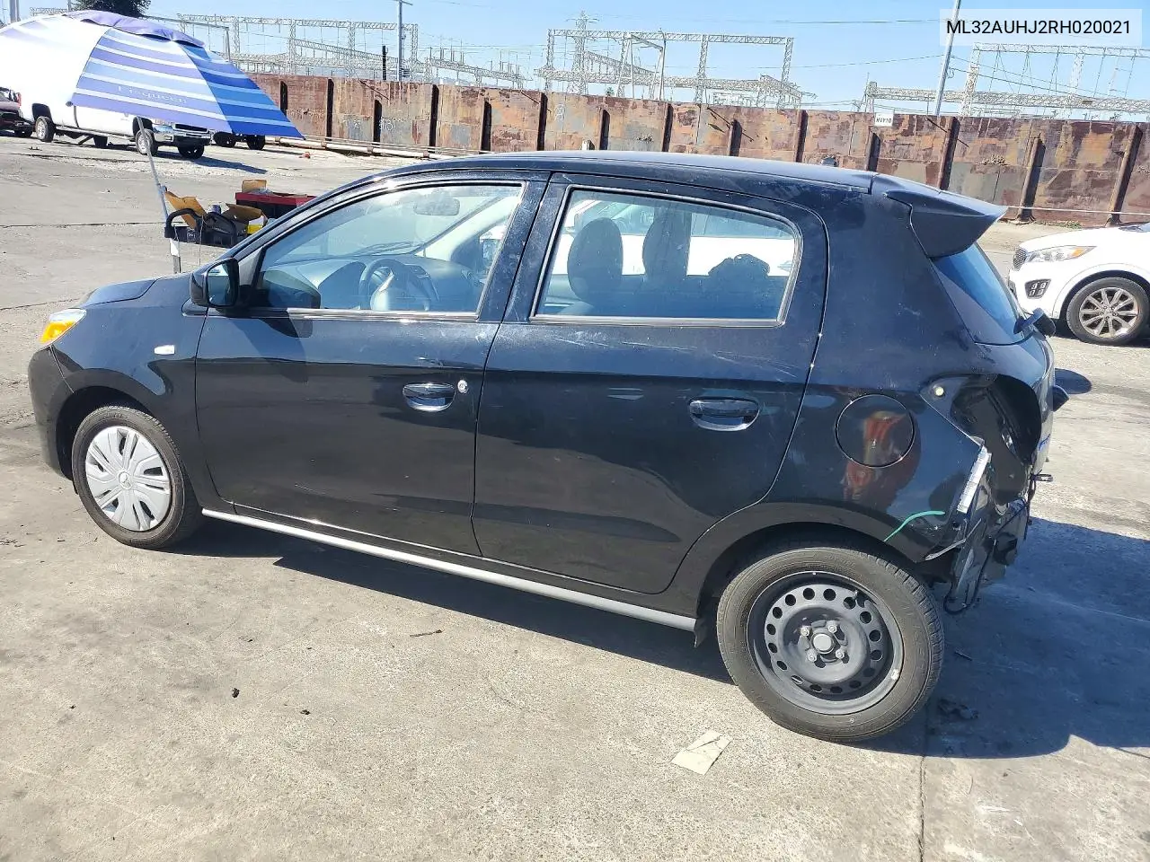 2024 MITSUBISHI MIRAGE VIN ML32AUHJ2RH020021 — фото 2