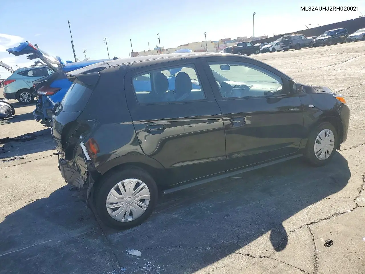 2024 MITSUBISHI MIRAGE VIN ML32AUHJ2RH020021 — фото 3