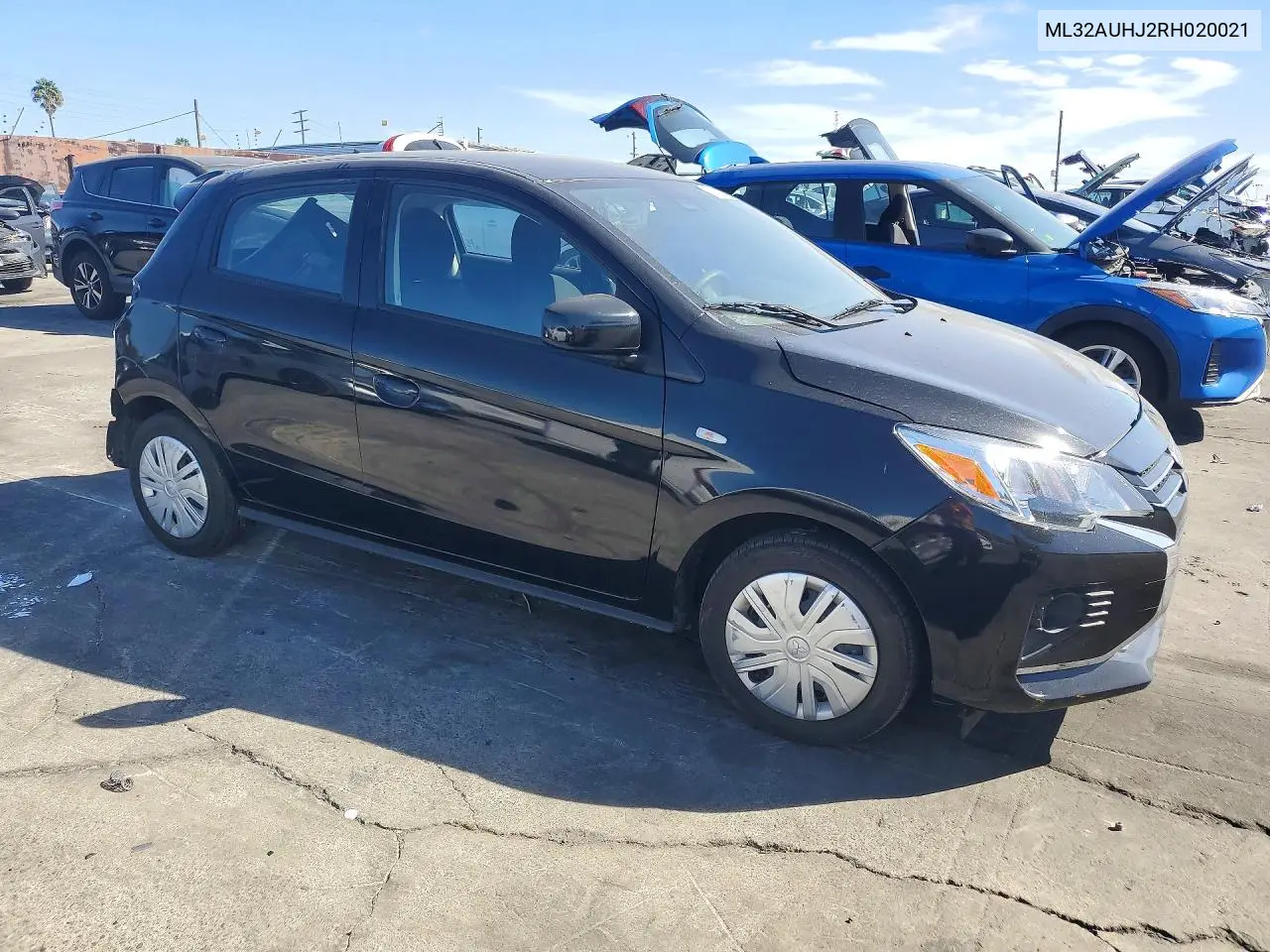 2024 MITSUBISHI MIRAGE VIN ML32AUHJ2RH020021 — фото 4