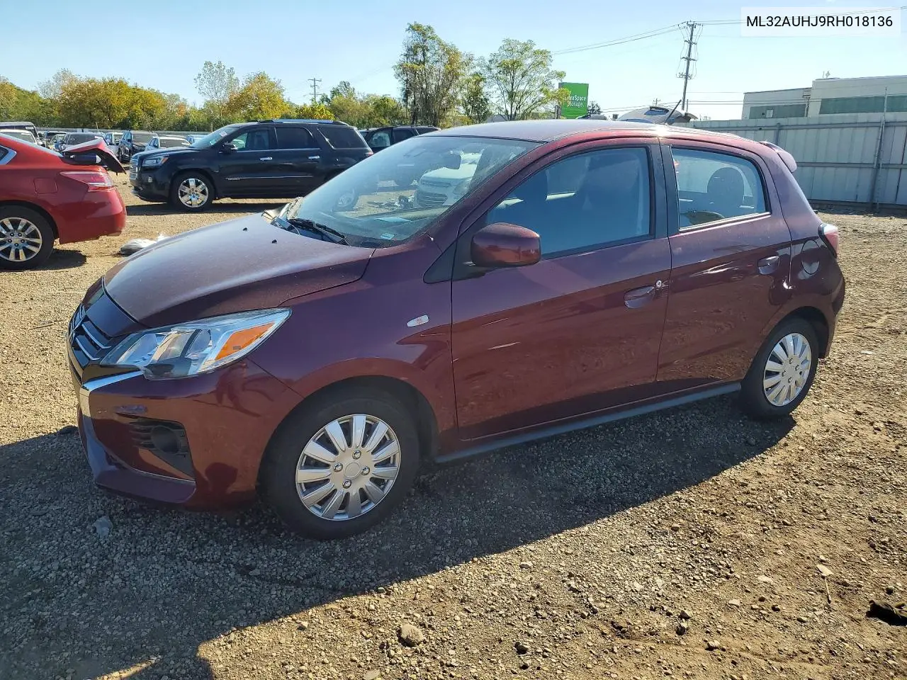 MITSUBISHI MIRAGE 2024, VIN ML32AUHJ9RH018136