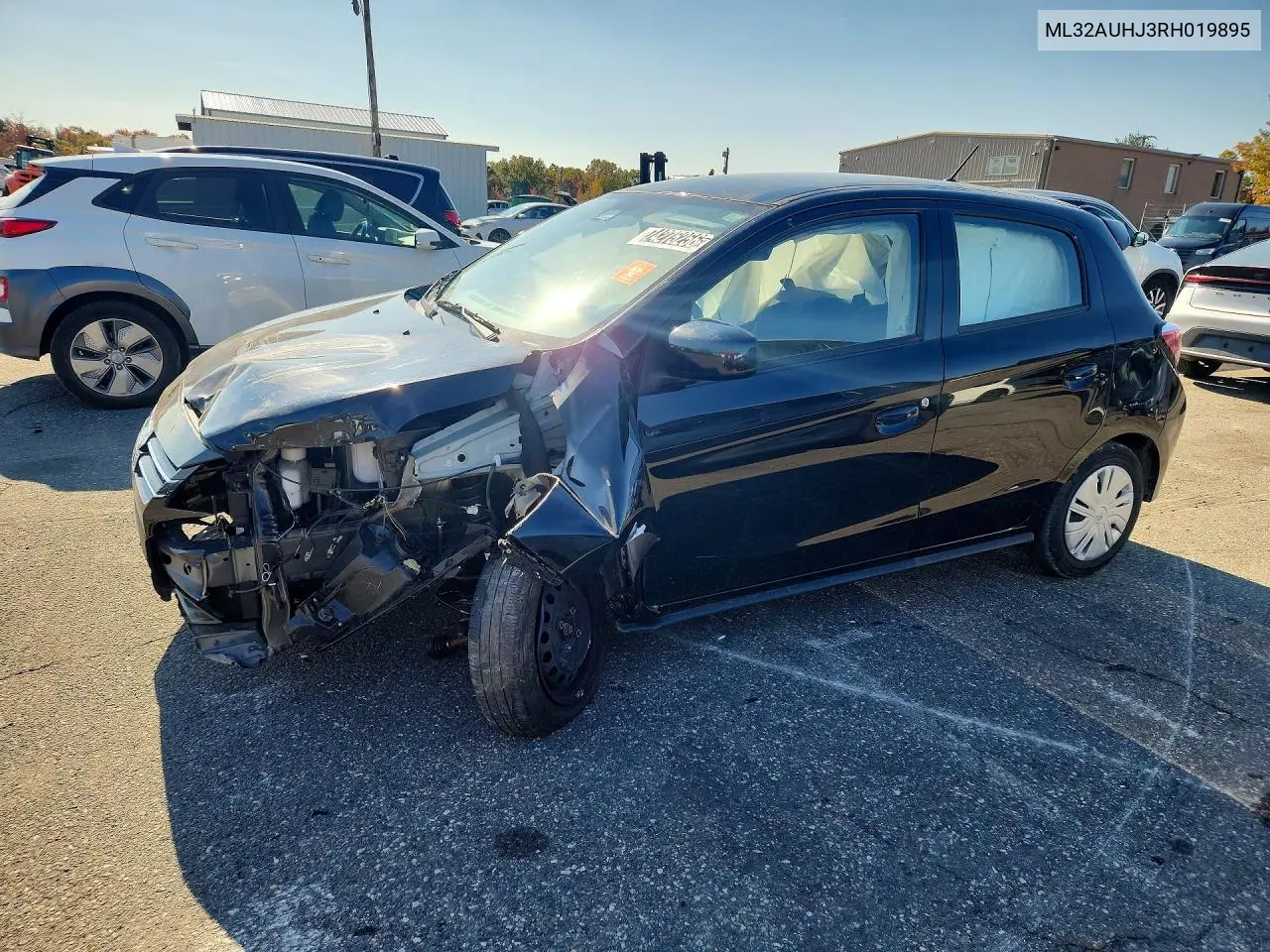 MITSUBISHI MIRAGE 2024, VIN ML32AUHJ3RH019895