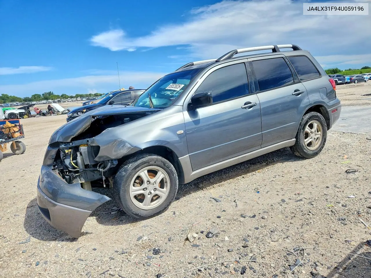 MITSUBISHI OUTLANDER 2004, VIN JA4LX31F94U059196