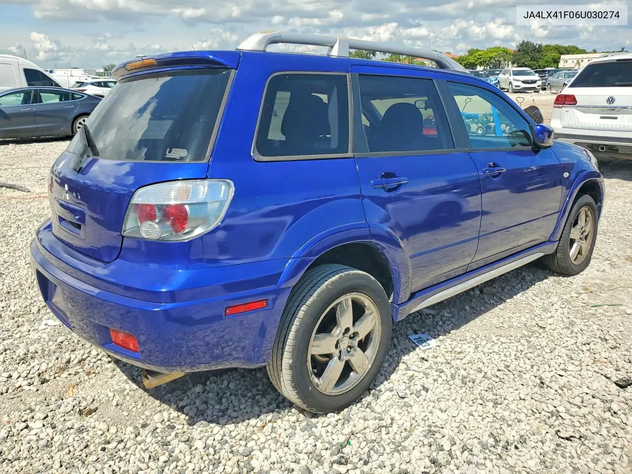 2006 MITSUBISHI OUTLANDER VIN JA4LX41F06U030274 — фото 3