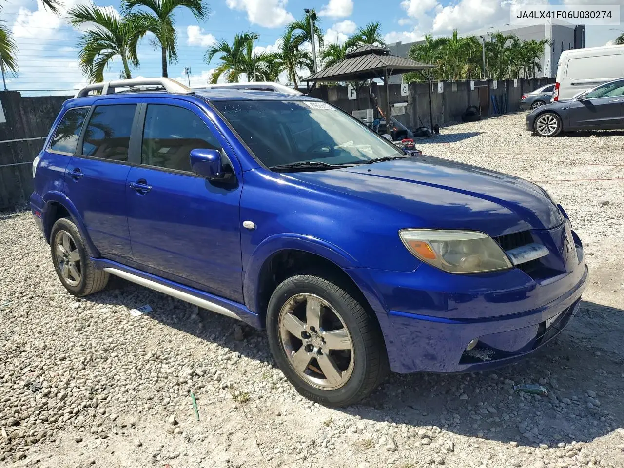 2006 MITSUBISHI OUTLANDER VIN JA4LX41F06U030274 — фото 4