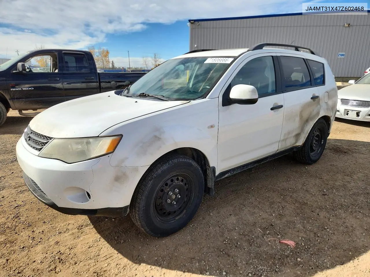 MITSUBISHI OUTLANDER 2007, VIN JA4MT31X47Z602468