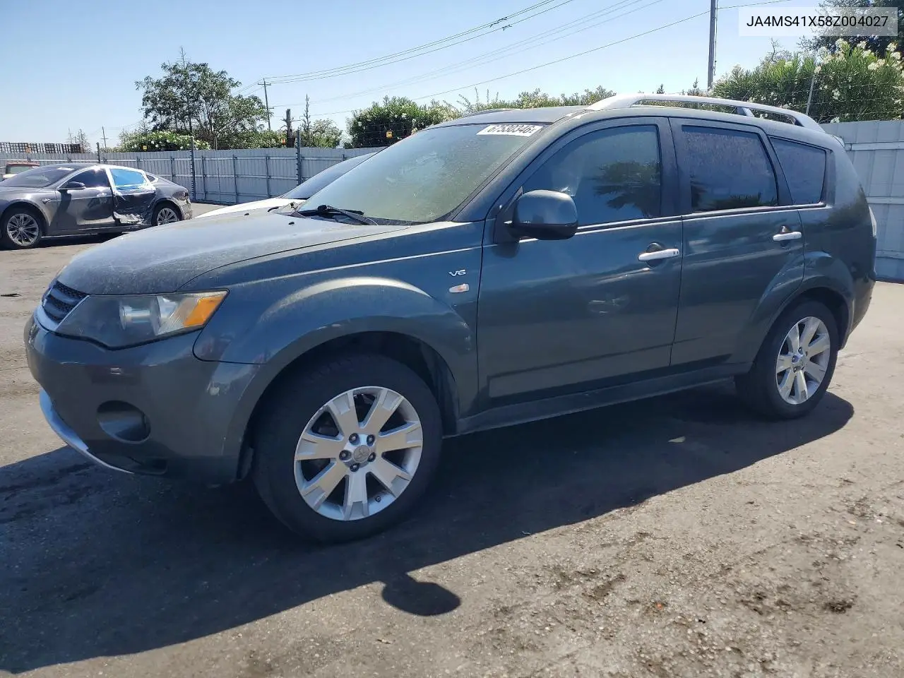 MITSUBISHI OUTLANDER 2008, VIN JA4MS41X58Z004027
