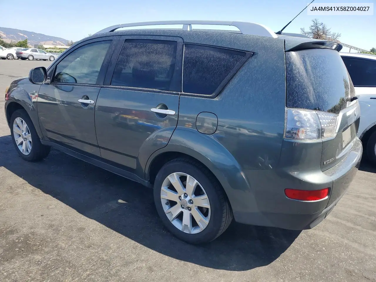 2008 MITSUBISHI OUTLANDER VIN JA4MS41X58Z004027 — фото 2