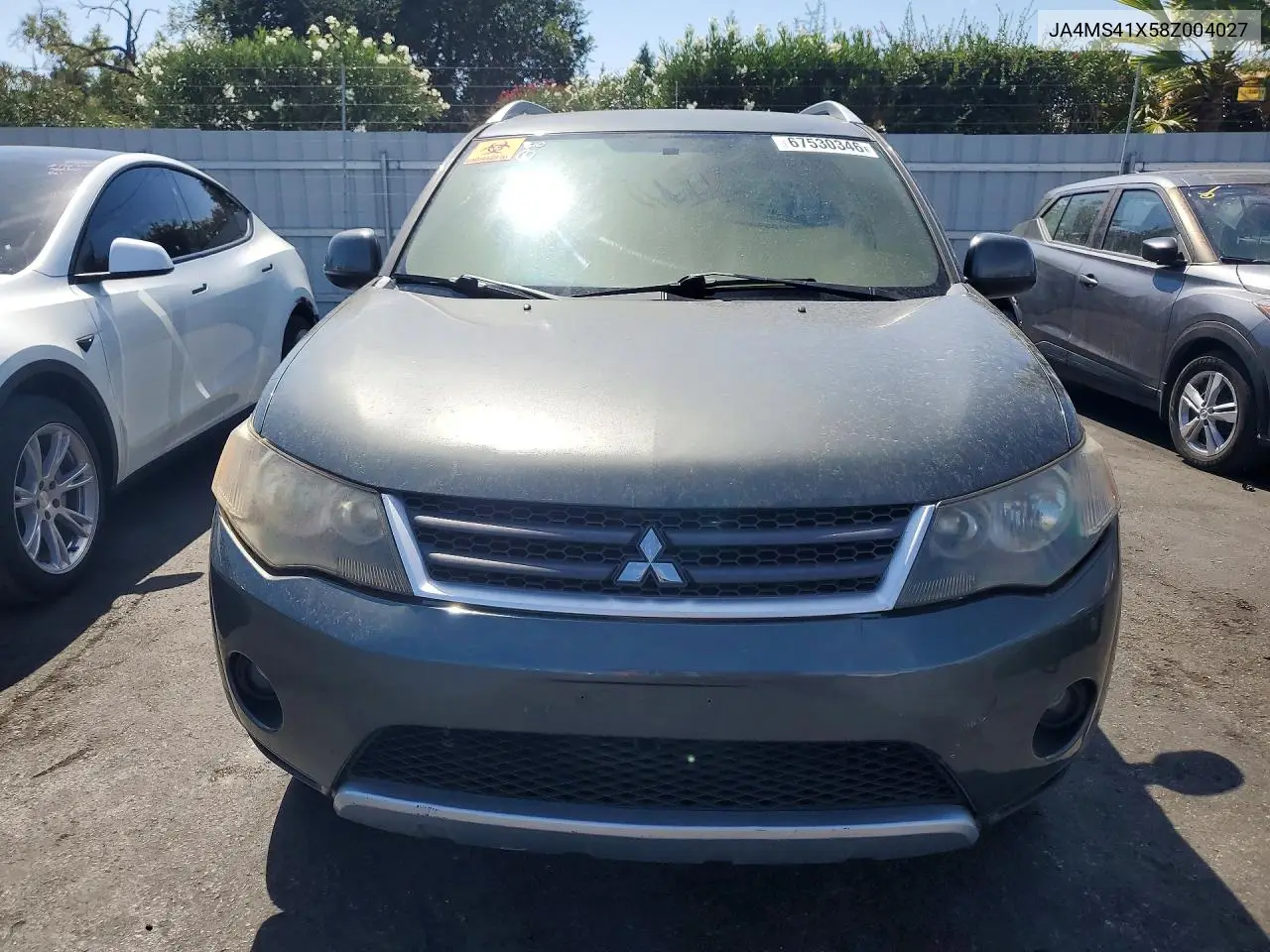 2008 MITSUBISHI OUTLANDER VIN JA4MS41X58Z004027 — фото 5