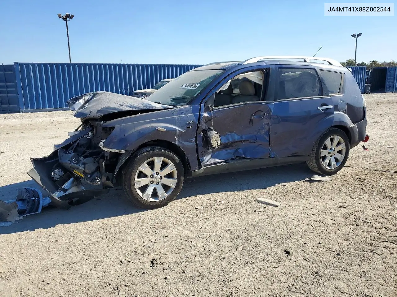 MITSUBISHI OUTLANDER 2008, VIN JA4MT41X88Z002544