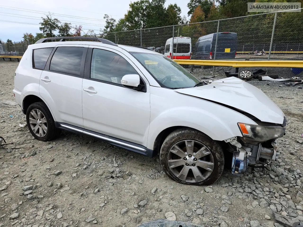 2011 MITSUBISHI OUTLANDER VIN JA4AS3AW4BU009812 — фото 4